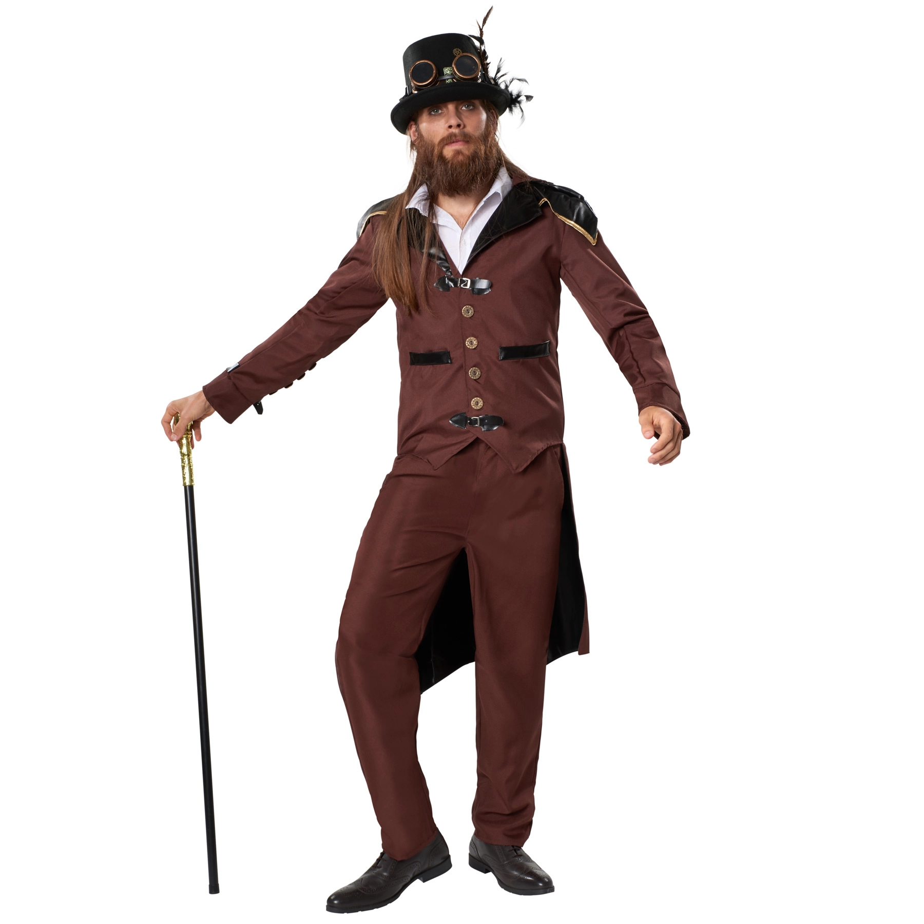 Herrenkostüm Steampunk Graf - XL