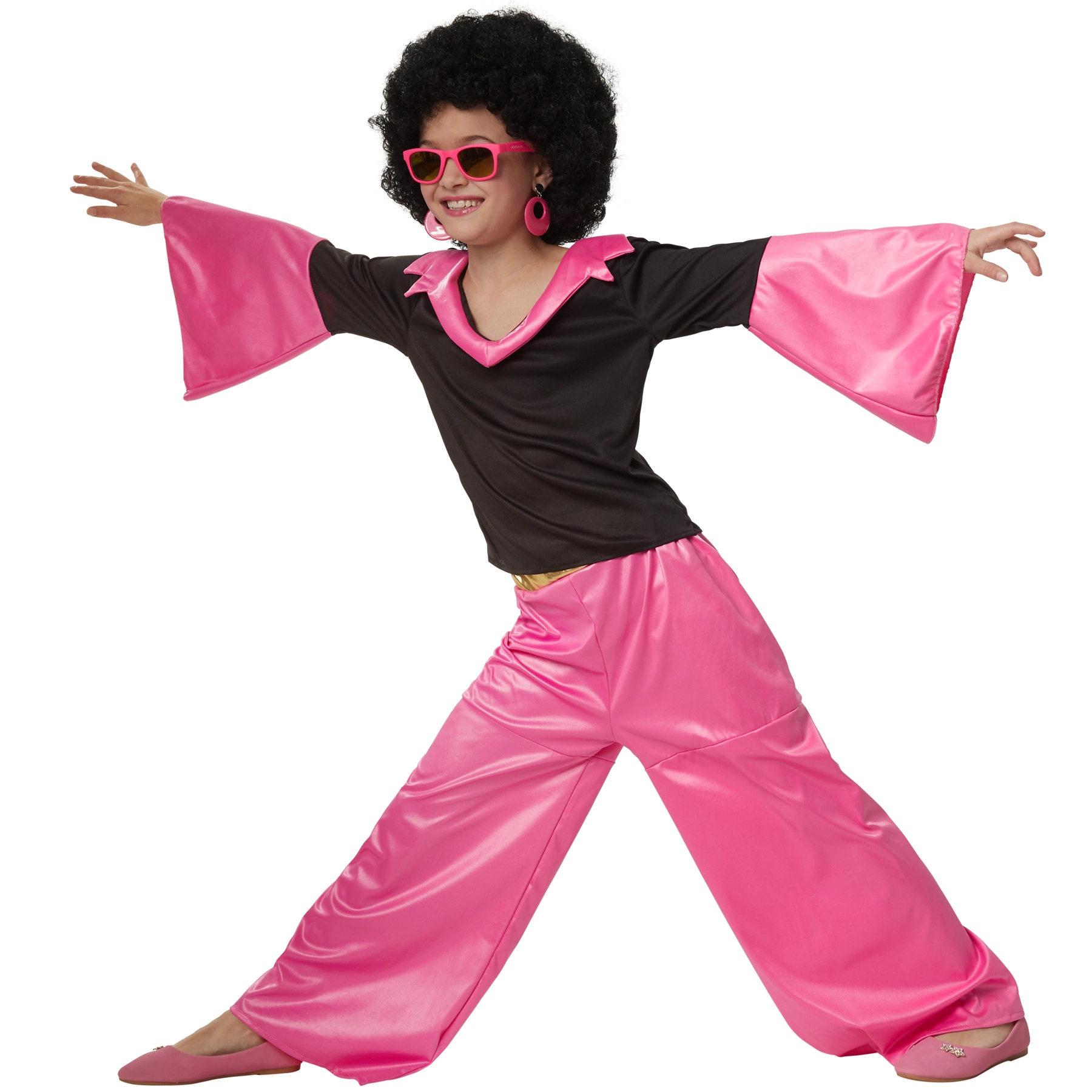 Mädchenkostüm Groovy Disco Girl - 104 (3-4 Jahre)
