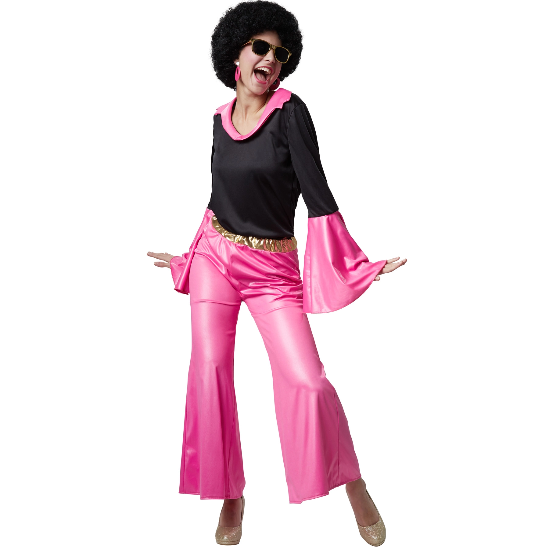 Frauenkostüm Disco Sternchen - M
