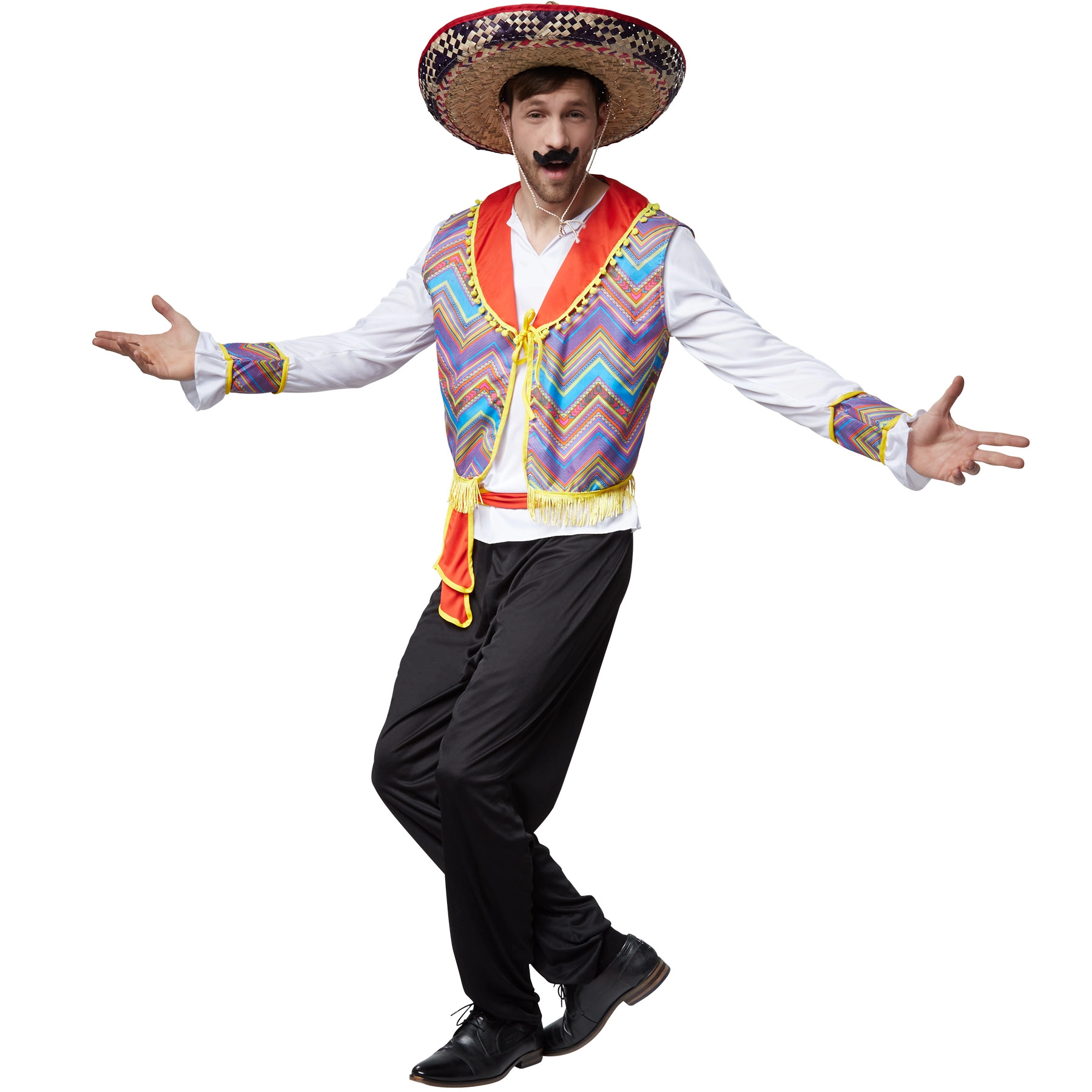 Herrenkostüm Juan der rassige Mexikaner - XL