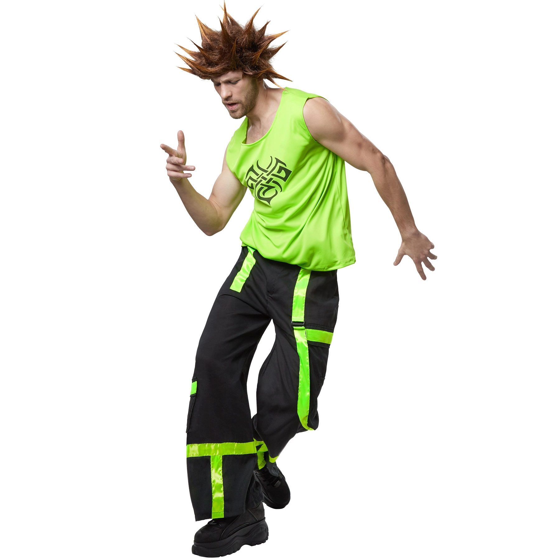Herrenkostüm Cooler Raver - S