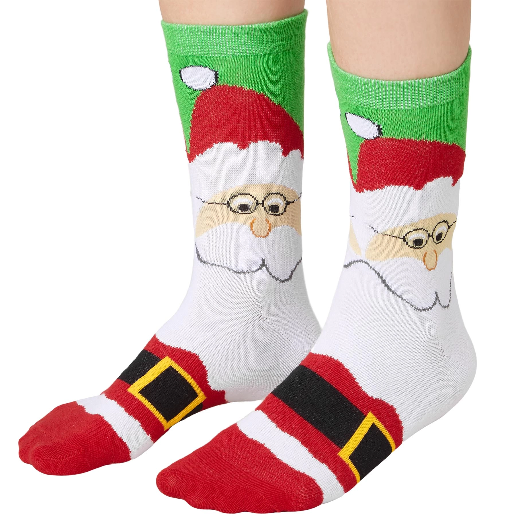Weihnachtssocken mit Weihnachtsmann-Motiv - 43-46