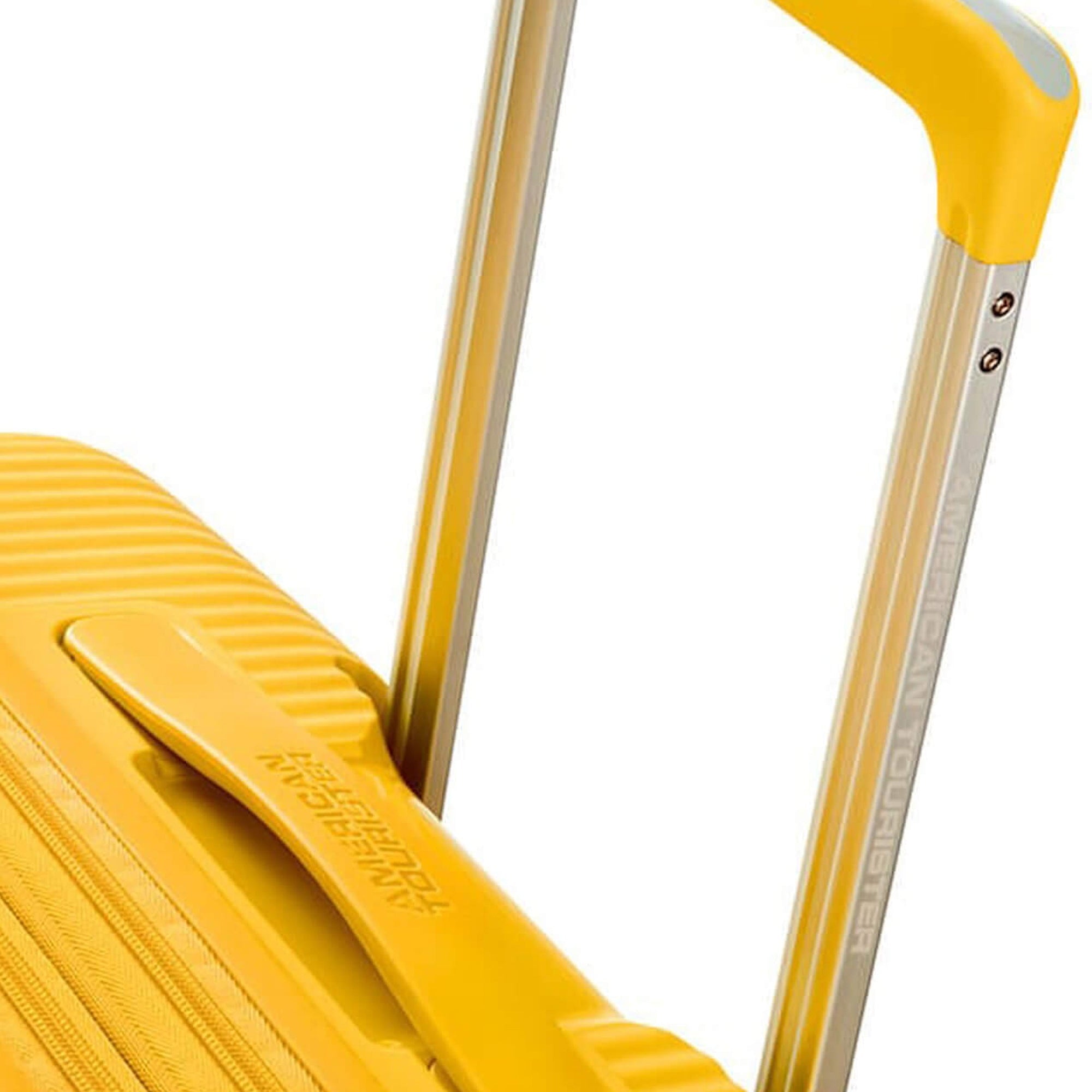 American Tourister Soundbox 4-Rollen-Bordtrolley 55 cm - golden yellow