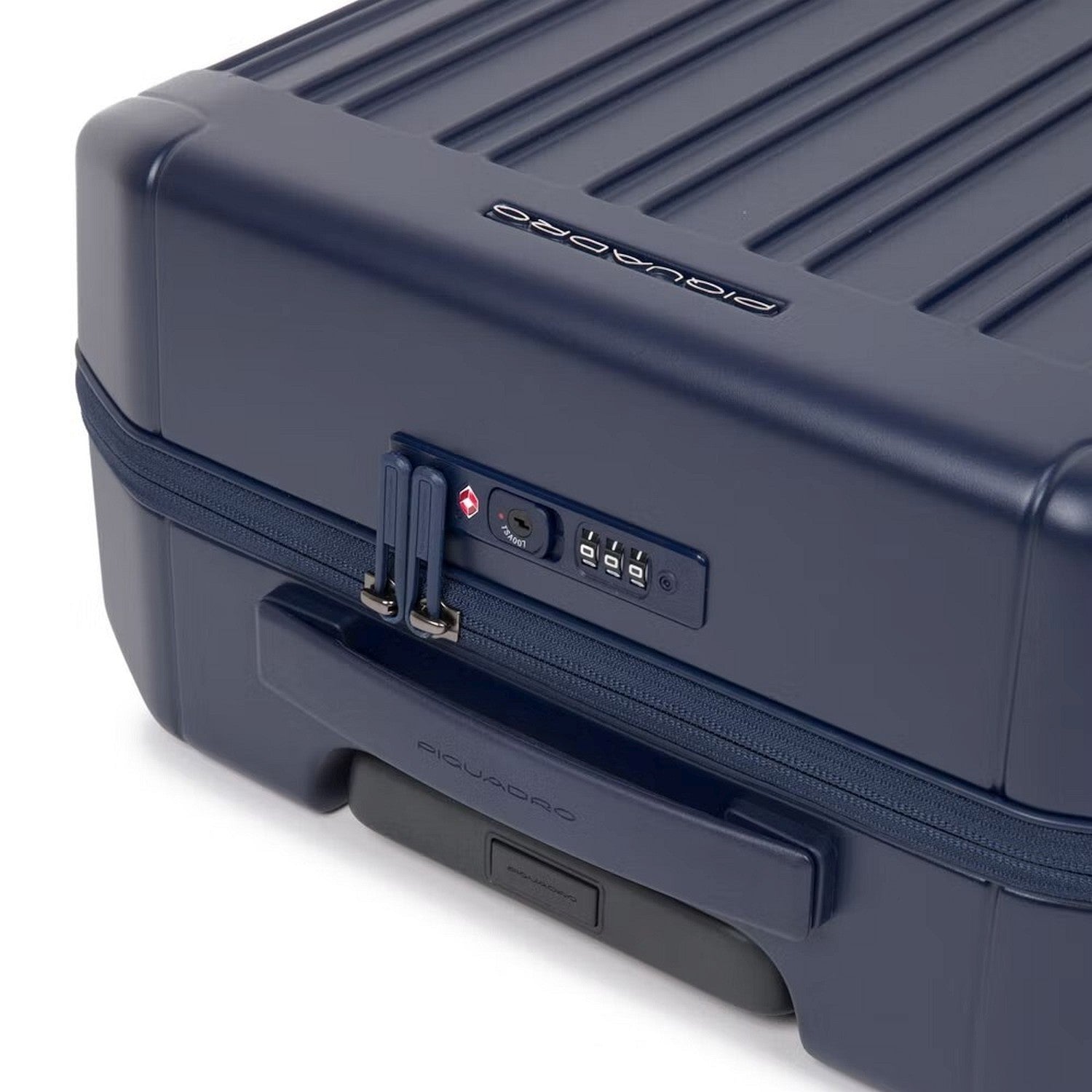 Piquadro Ultra Slim Kabinen-Hartschalentrolley 55 cm - blu/opaco