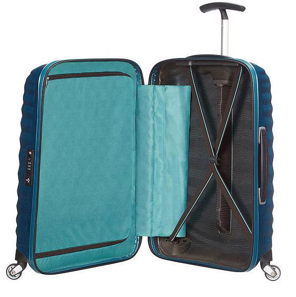 Samsonite Lite-Shock 4-Rollen-Kabinentrolley 55 cm - petrol blue