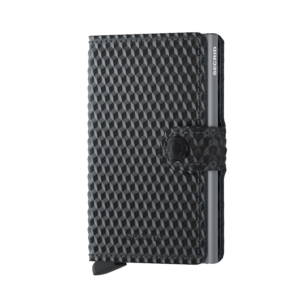 Secrid Wallets Miniwallet Cubic 10 cm - Black/Titanium