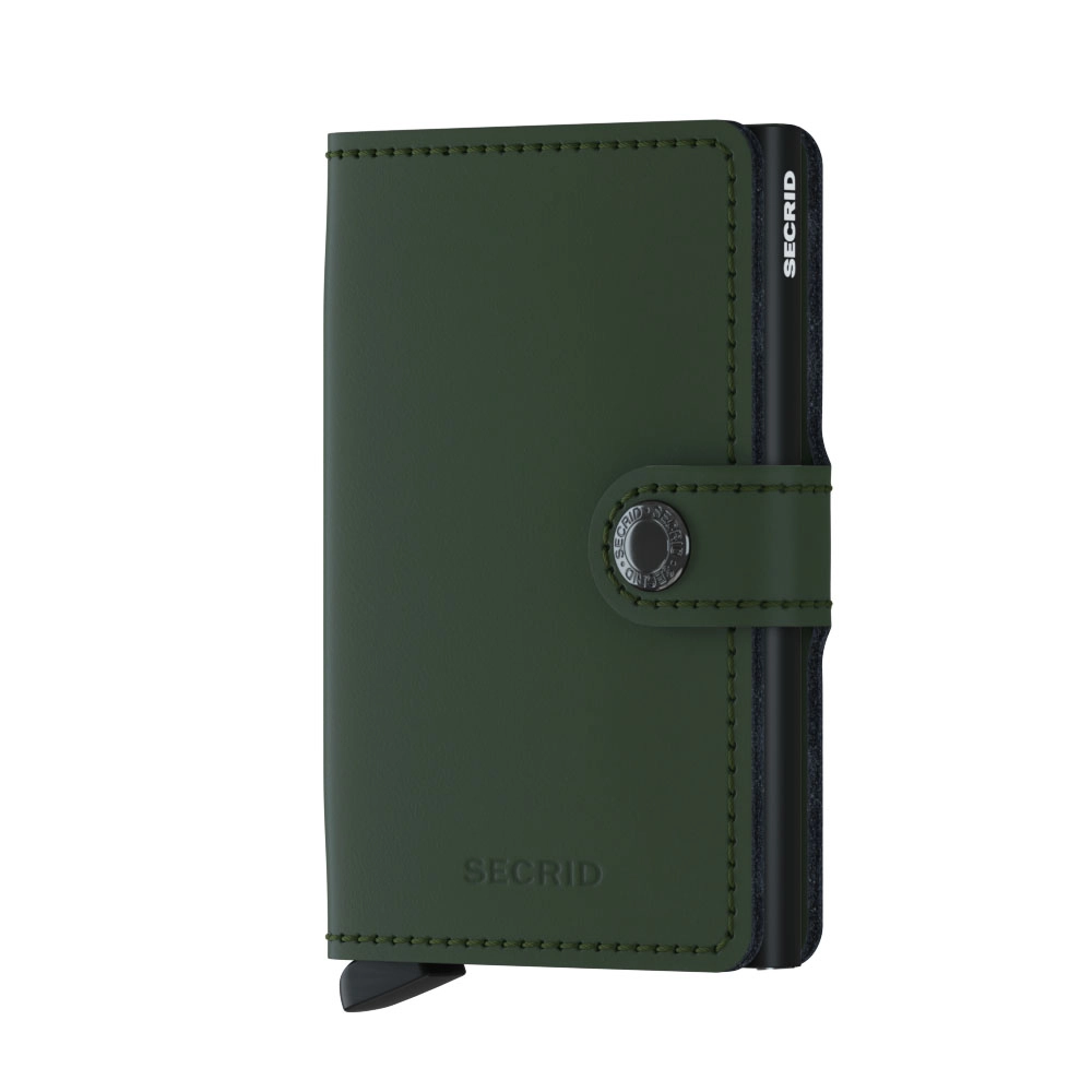 Secrid Wallets Miniwallet Matte 10 cm - green-black