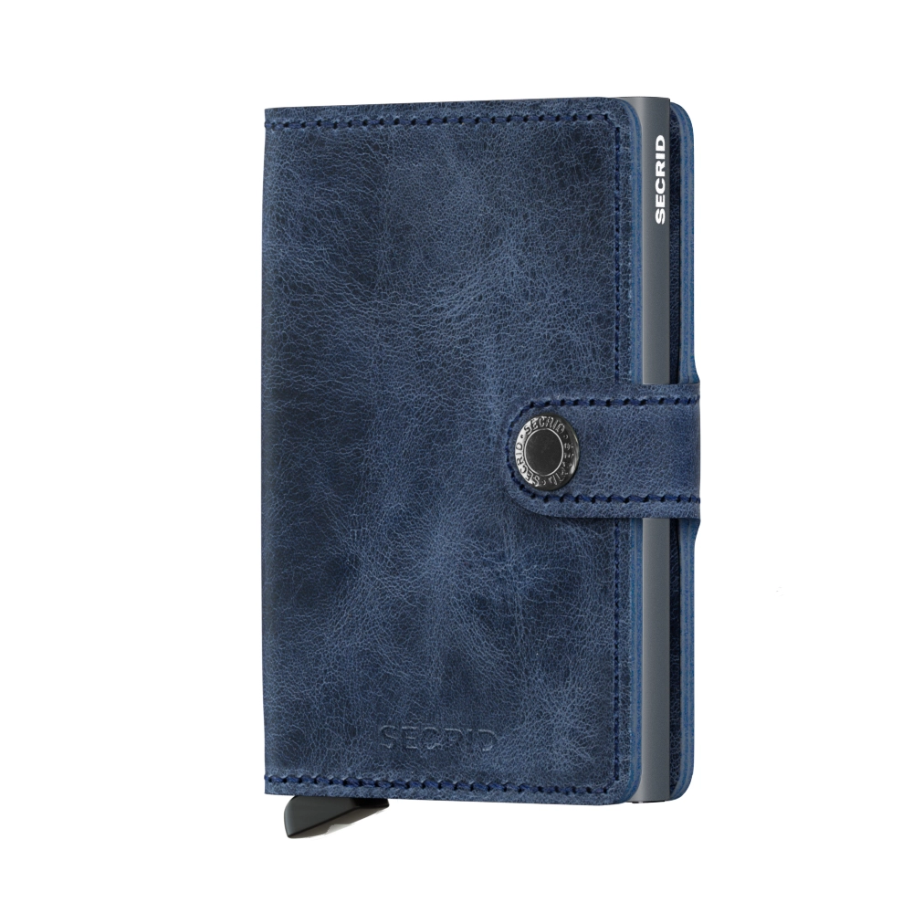 Secrid Wallets Miniwallet Vintage 10 cm - blue