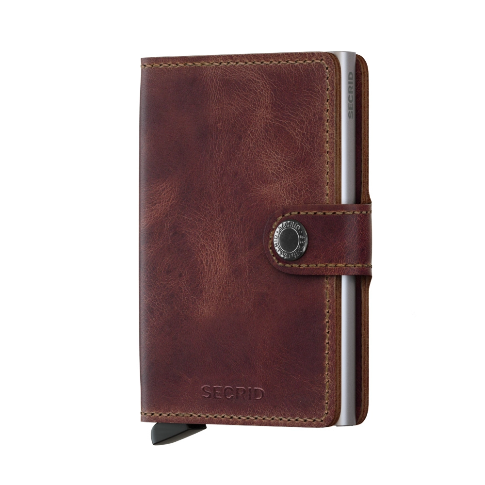 Secrid Wallets Miniwallet Vintage 10 cm - brown