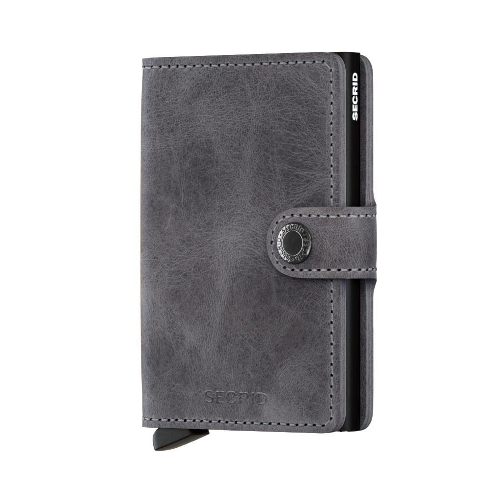 Secrid Wallets Miniwallet Vintage 10 cm - grey-black