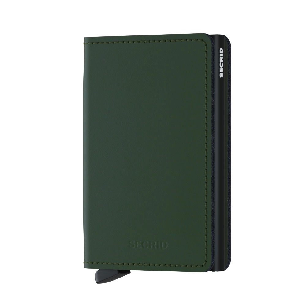 Secrid Wallets Slimwallet Matte 10 cm - green-black