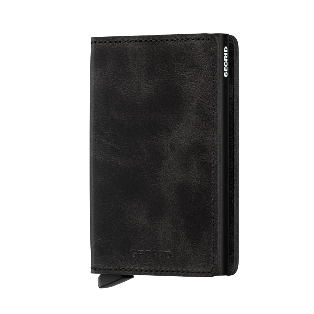 Secrid Wallets Slimwallet Vintage 10 cm - black