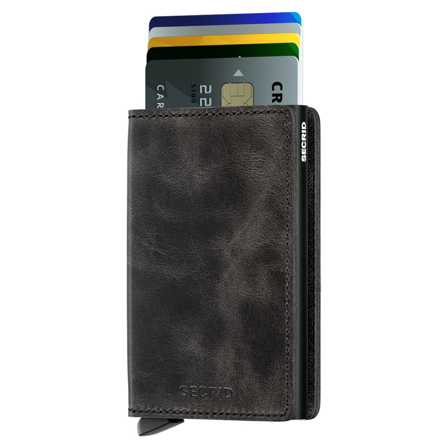 Secrid Wallets Slimwallet Vintage 10 cm - black