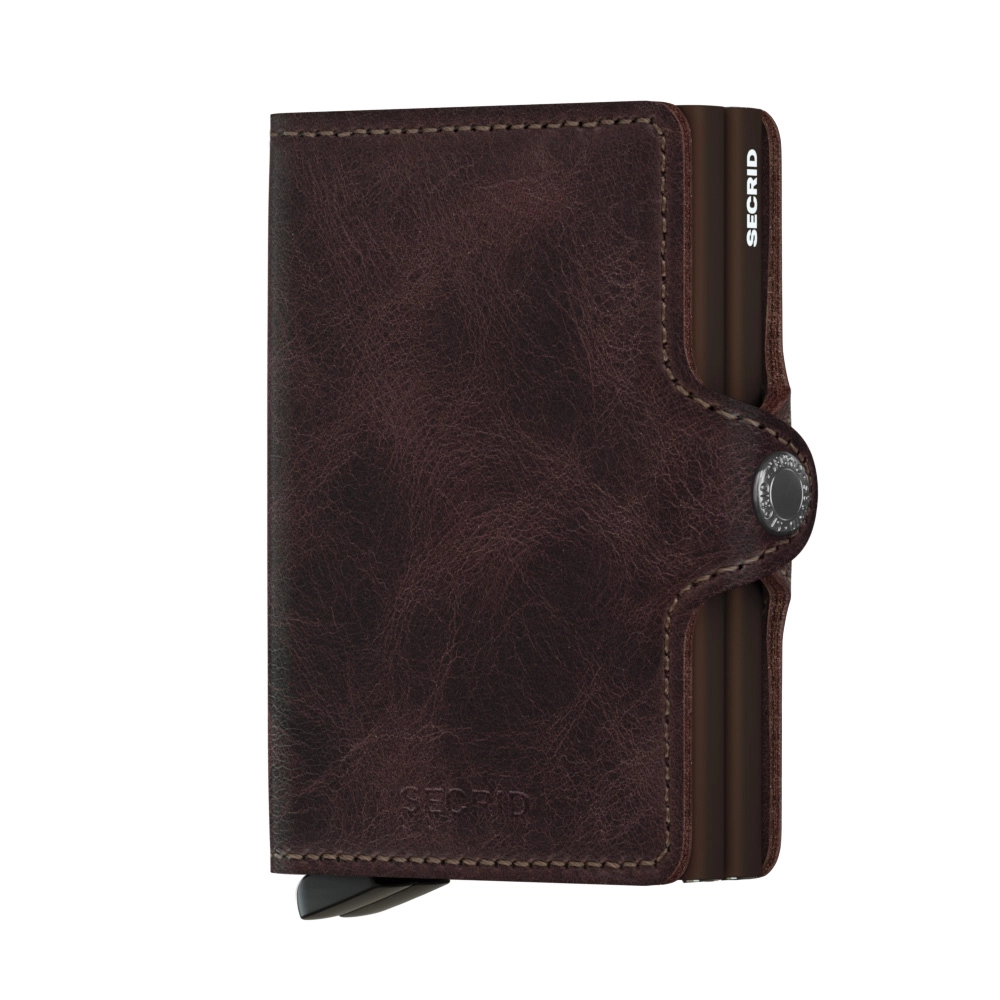 Secrid Wallets Twinwallet Vintage 10 cm - chocolate