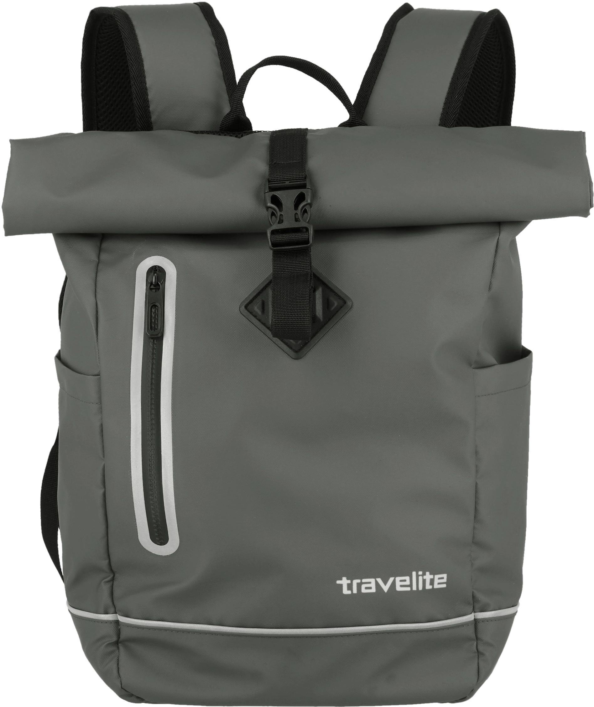 Travelite Basics Roll-Up Rucksack Plane 48 cm - Anthrazit