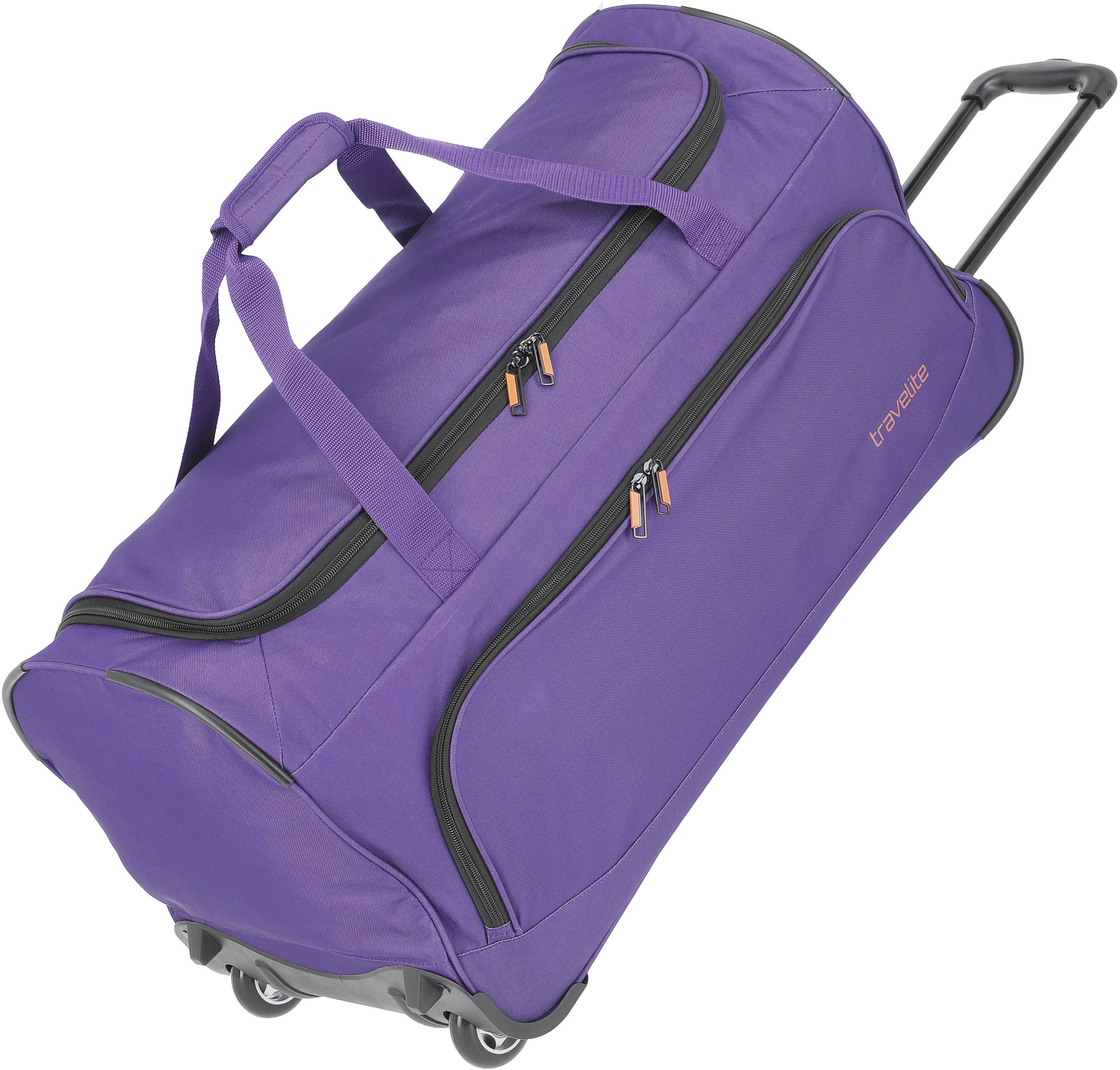 Travelite Basics Rollreisetasche 71 cm - lila