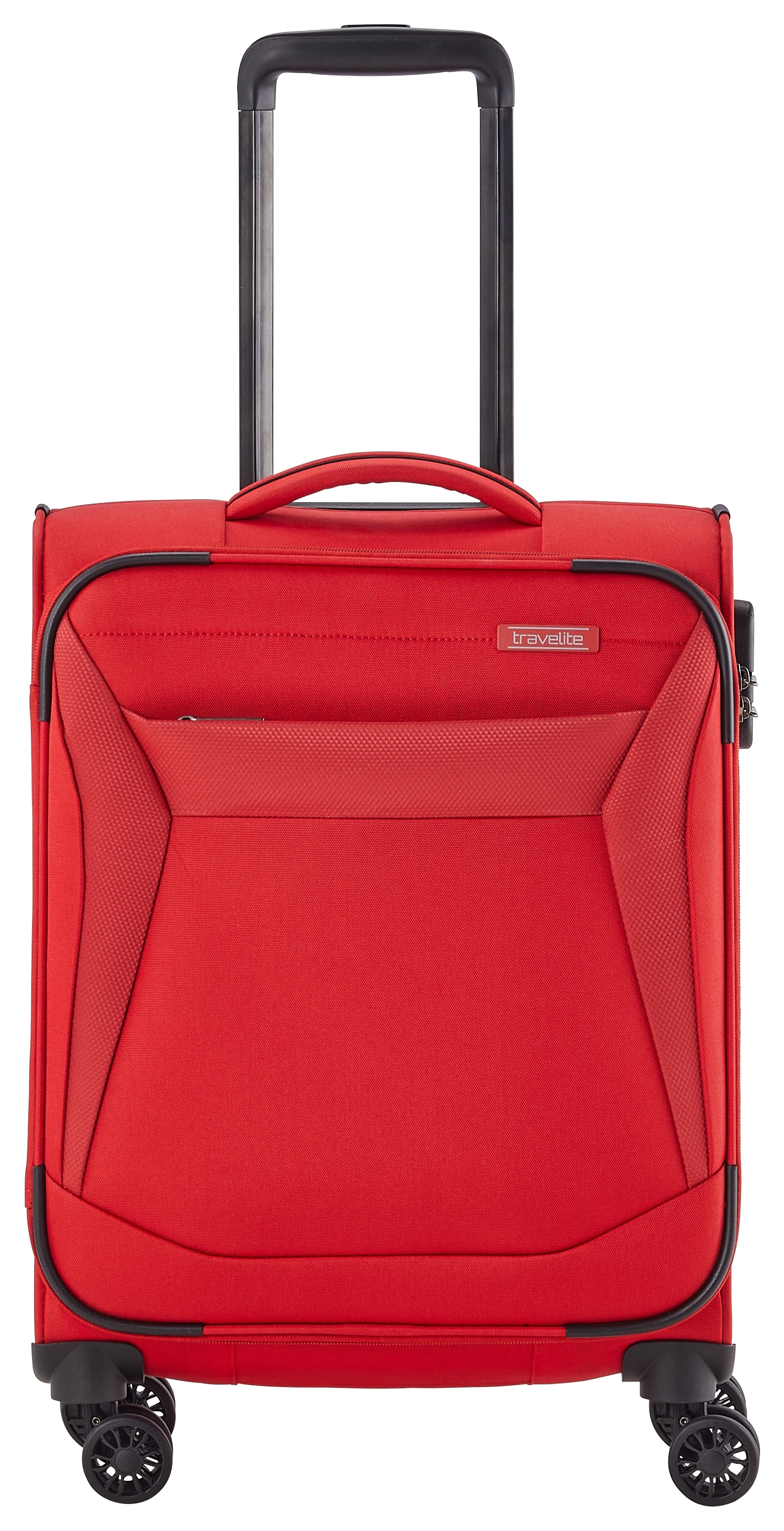 Travelite Chios 4-Rollen Kabinentrolley S 55 cm - Rot