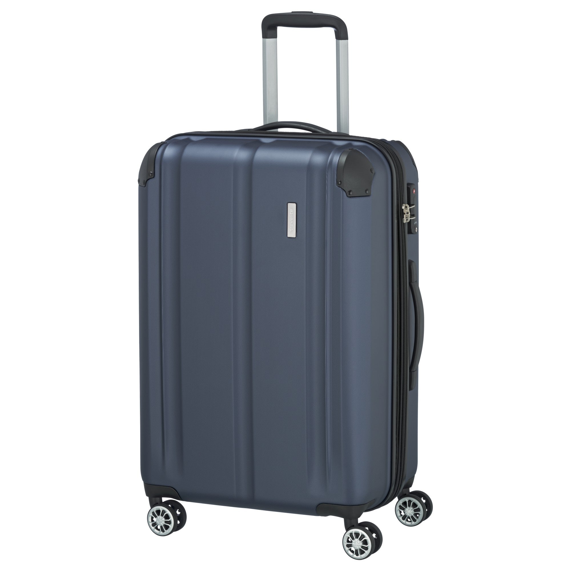 Travelite City 4-Rollen-Trolley 68 cm - marine