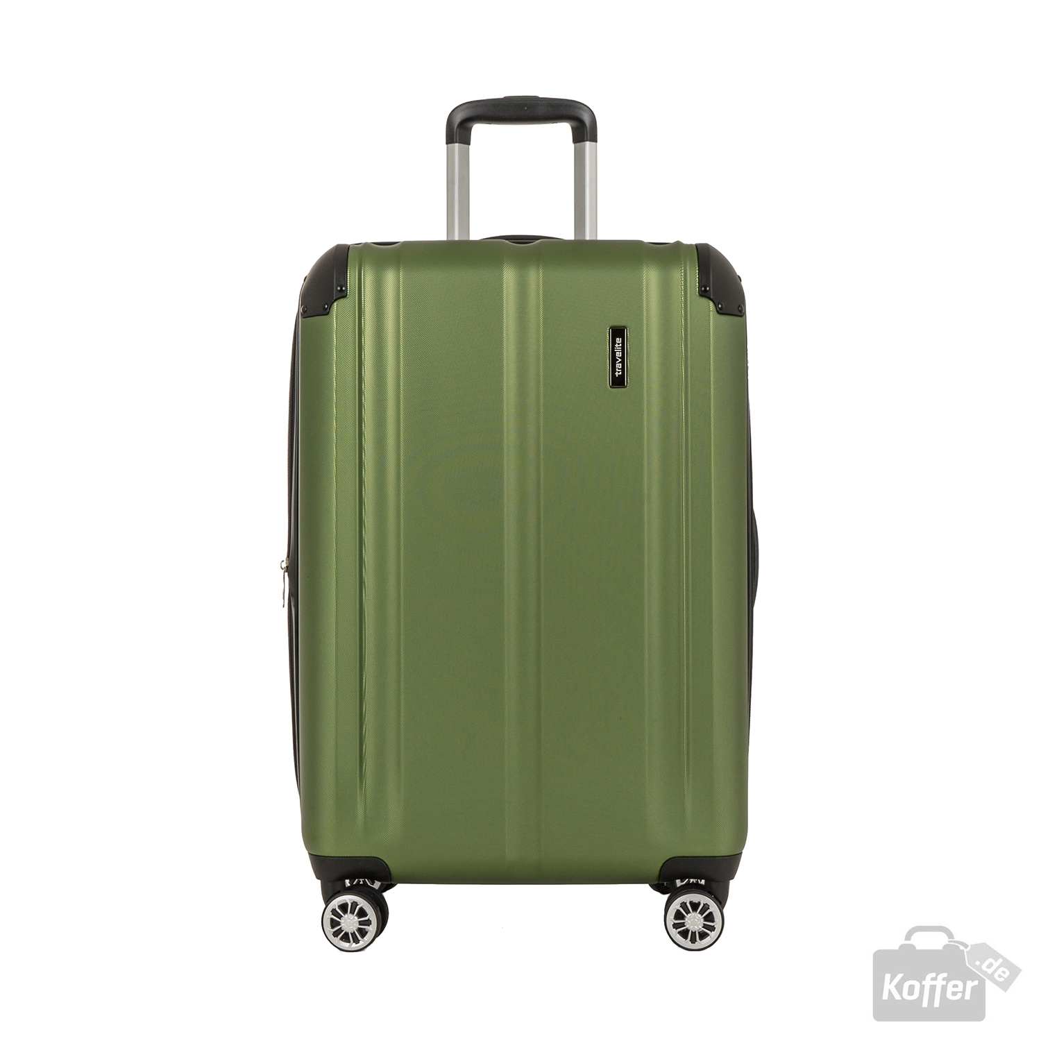 Travelite City 4-Rollen-Trolley 68 cm - grün