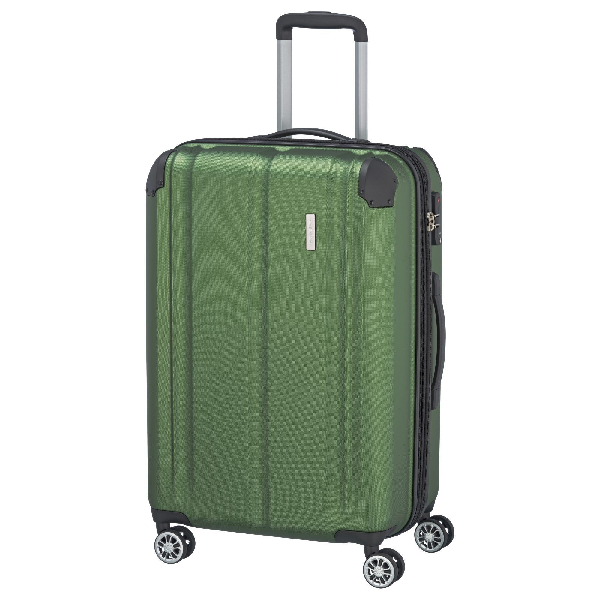 Travelite City 4-Rollen-Trolley 68 cm - grün