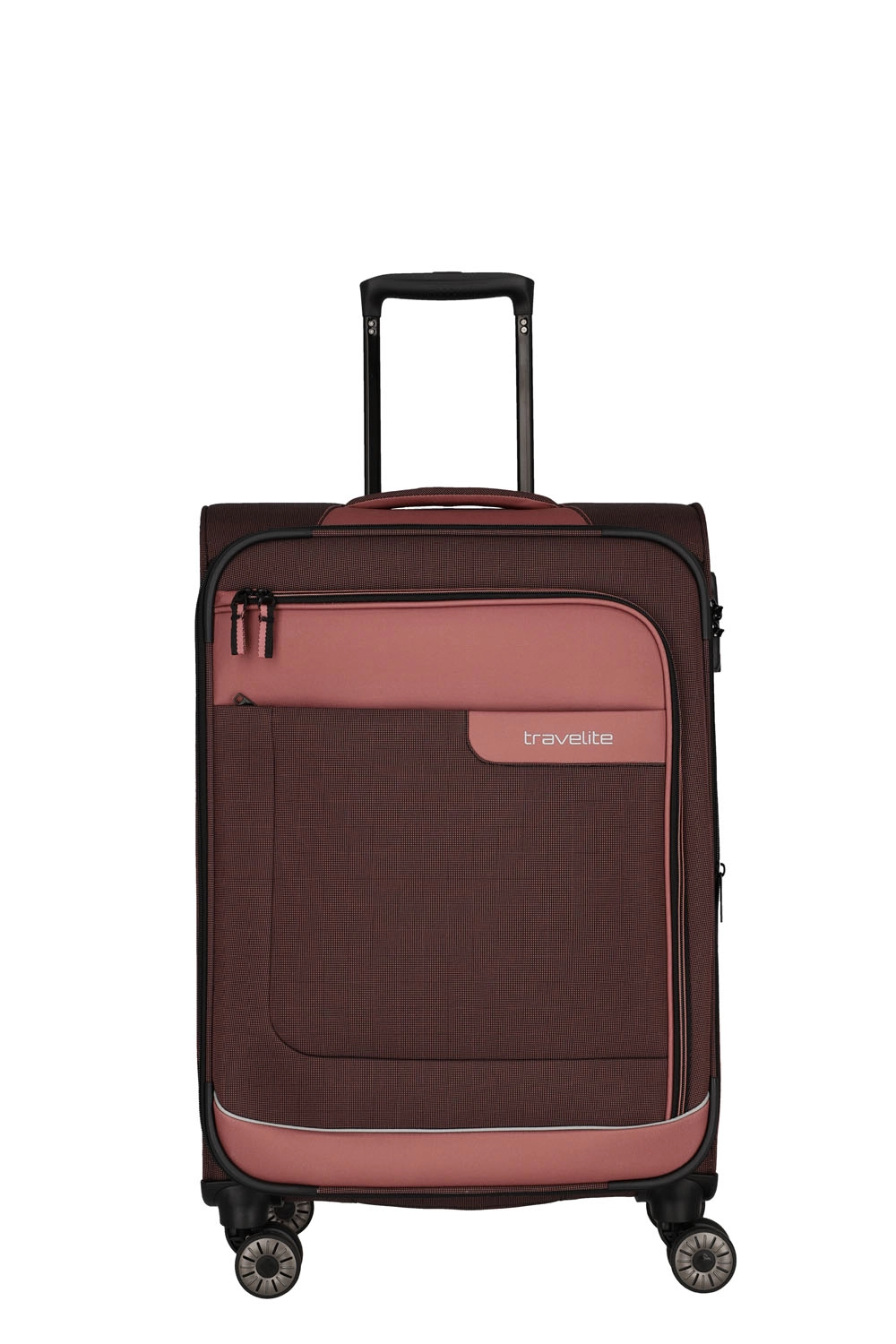 Travelite Viia 4-Rollen Trolley 67 cm - Frühlingsrose