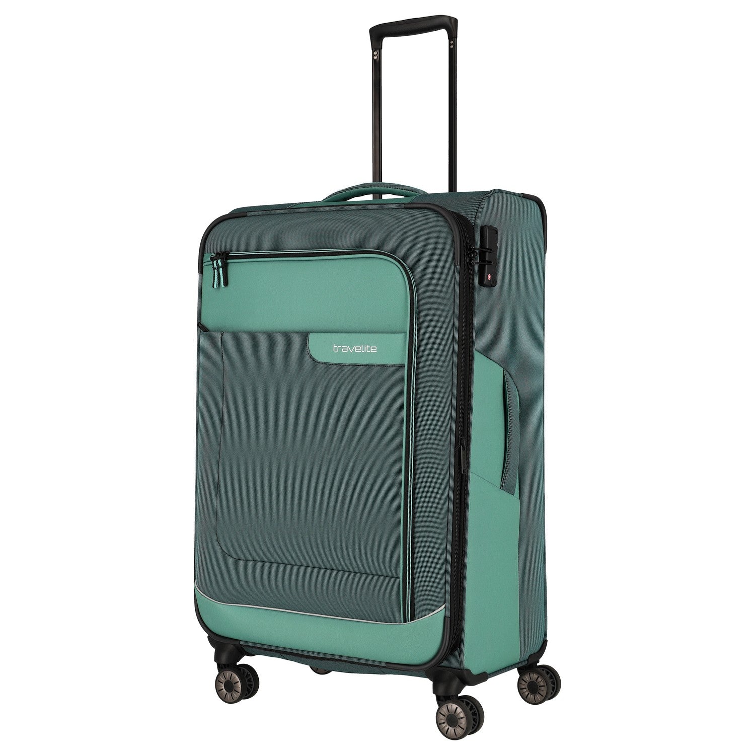 Travelite Viia 4-Rollen Trolley 77 cm - Eukalyptus