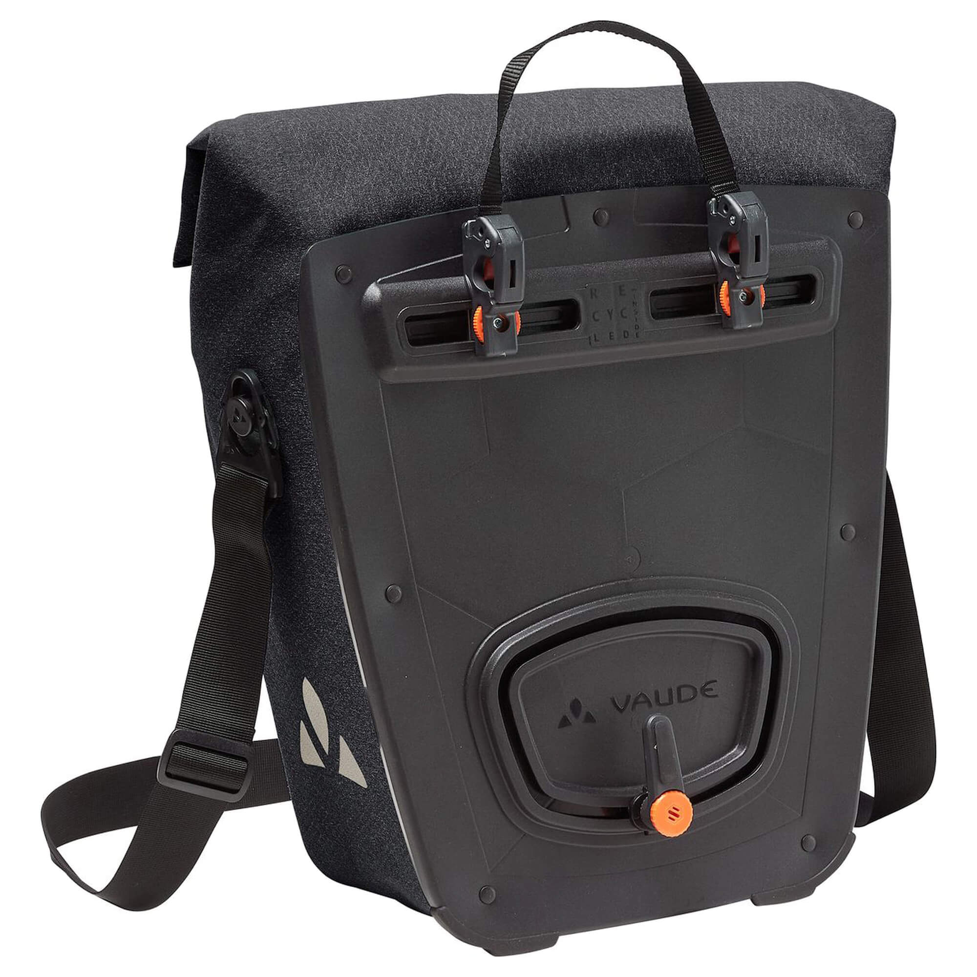 Vaude Bike Sports ReCycle Commute Single einzelne Hinterradtasche 38 cm - black