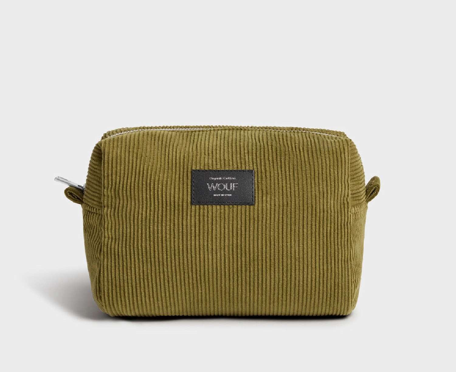 Wouf Corduroy Collection Toiletry Bag Olive