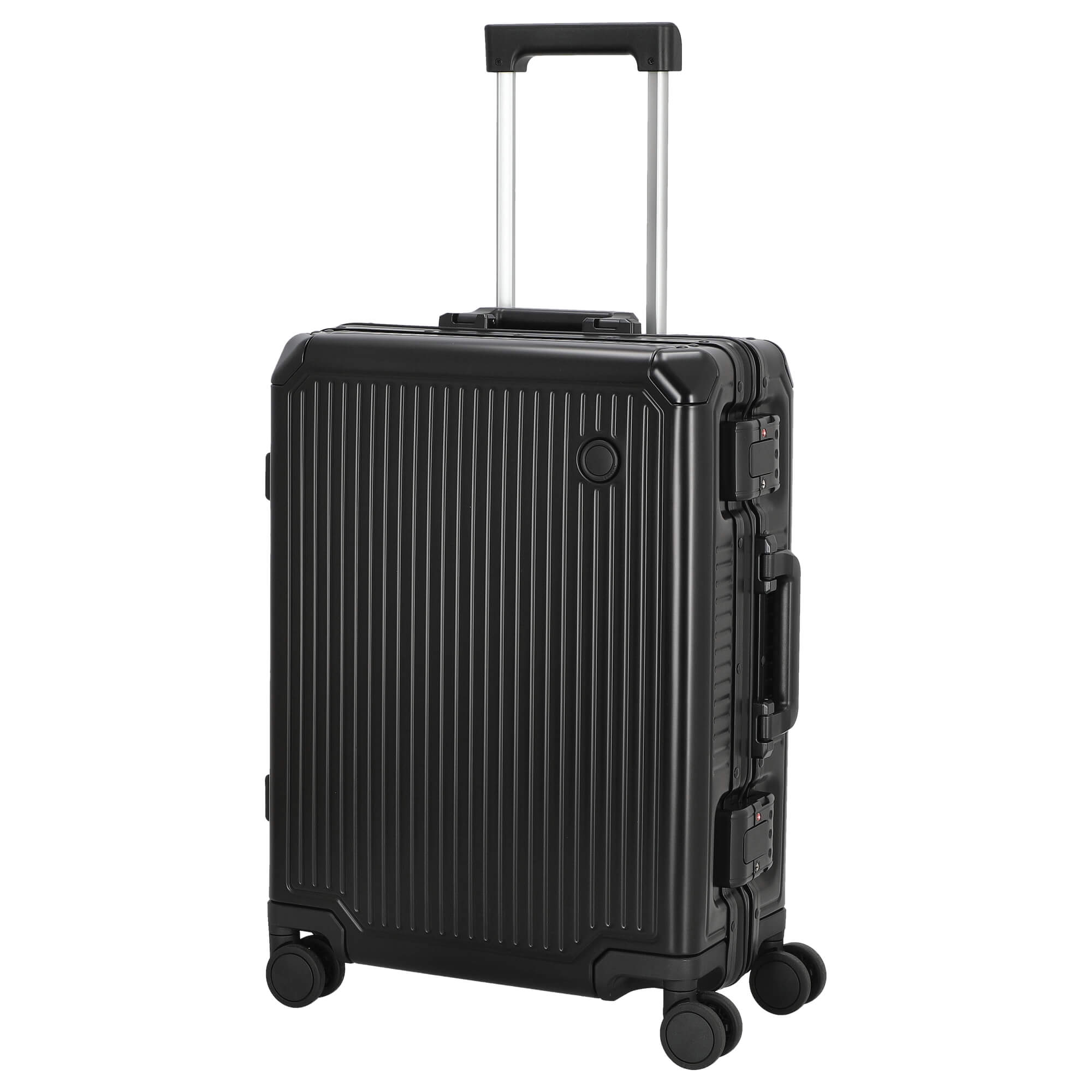ECHOLAC Shogun Classic Aluminium-Handgepäck Koffer S 4-Rollen Black