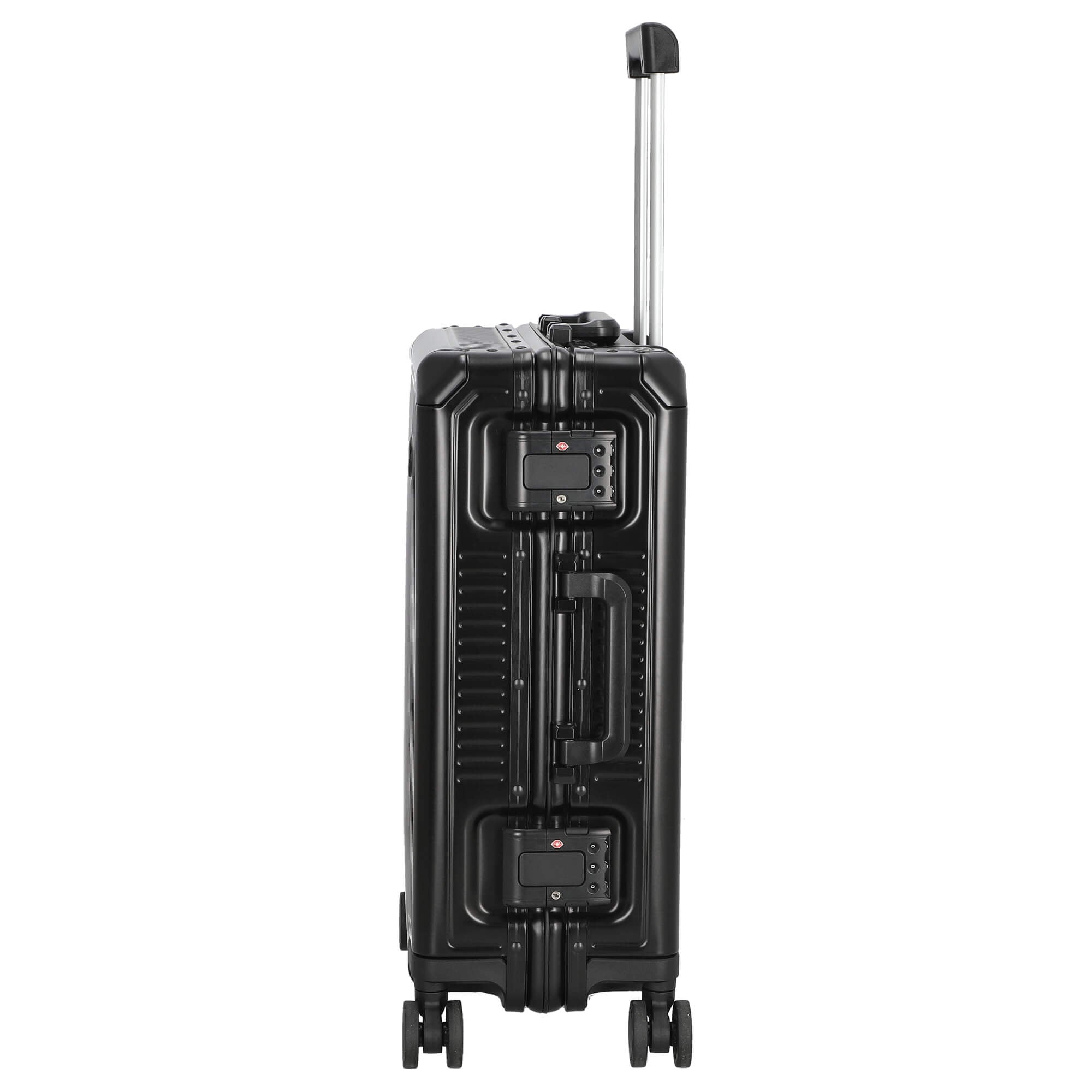 ECHOLAC Shogun Classic Aluminium-Handgepäck Koffer S 4-Rollen Black