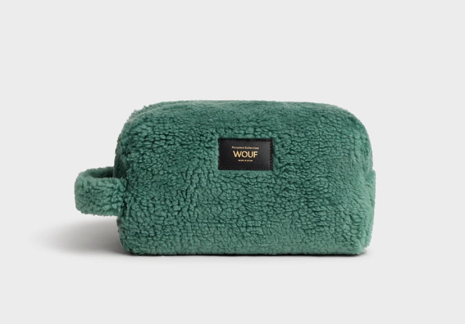 Wouf Teddy Collection Toiletry Bag Moss