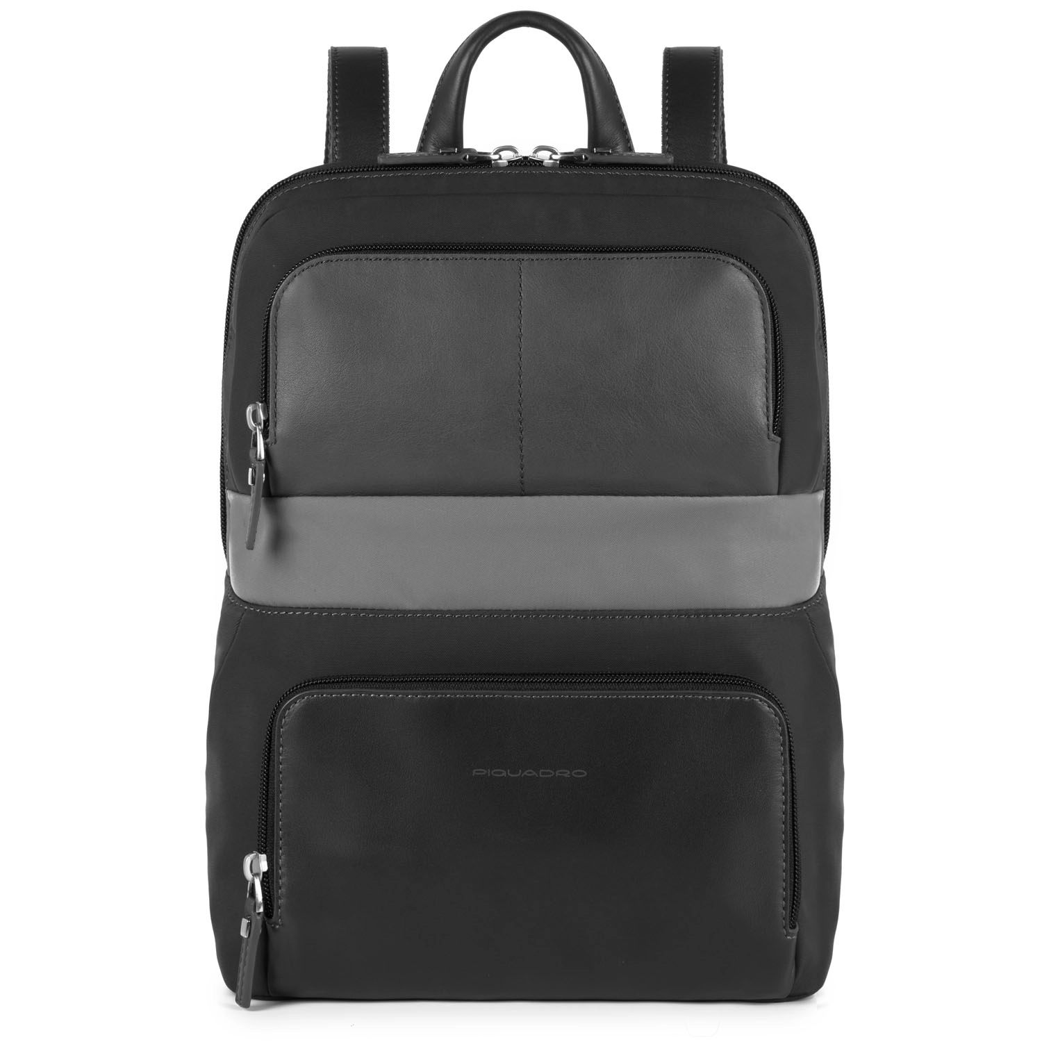 Piquadro Michael Kleiner Rucksack mit Laptopfach 11  nero