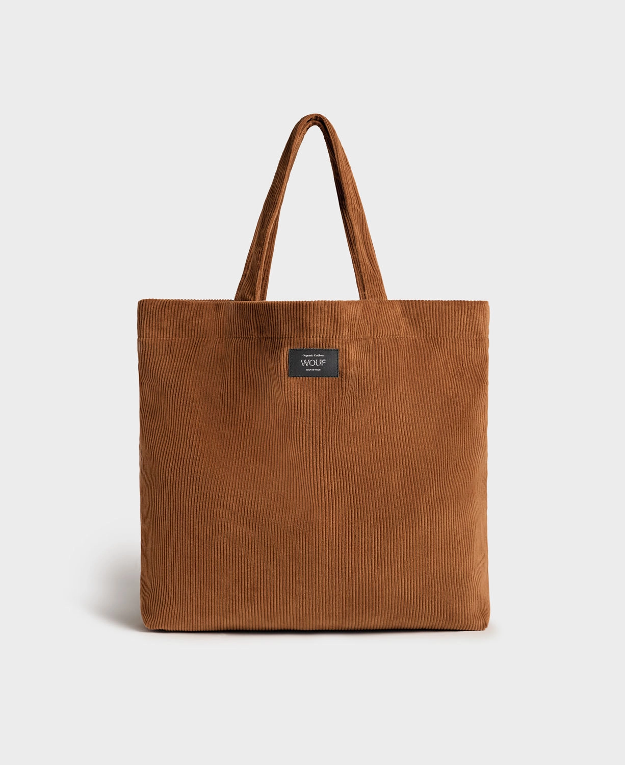 Wouf Corduroy Collection Tote Bag Caramel