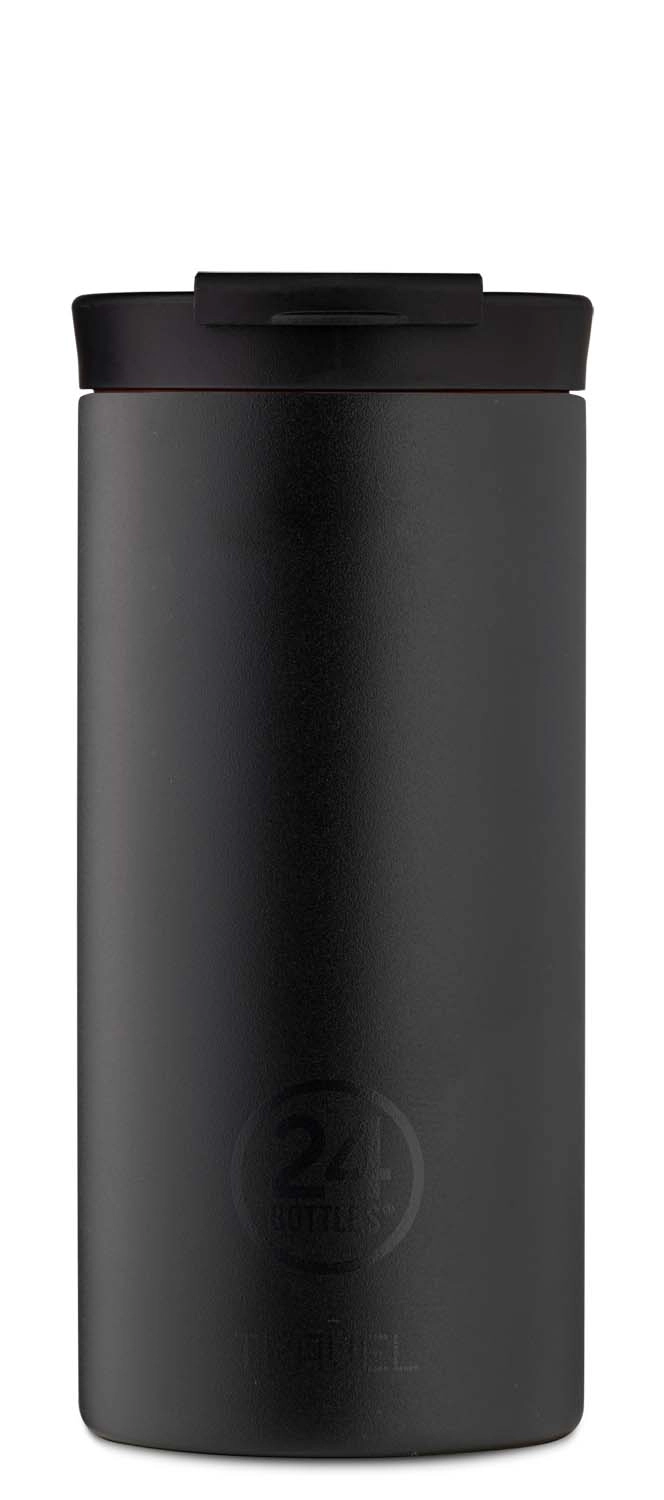 24Bottles® Travel Tumbler Basic 600ml Tuxedo Black