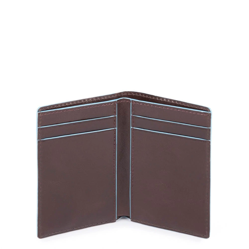 Piquadro Blue Square Kreditkartenhalter mahagonibraun
