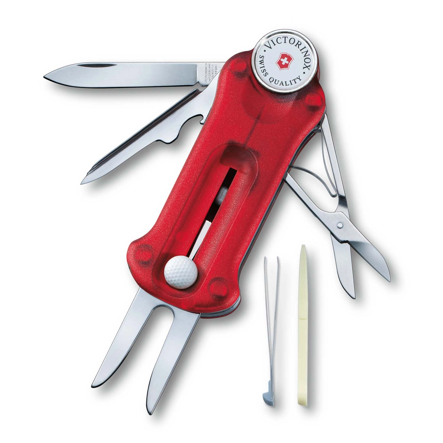 Victorinox GolfTool rot transparent