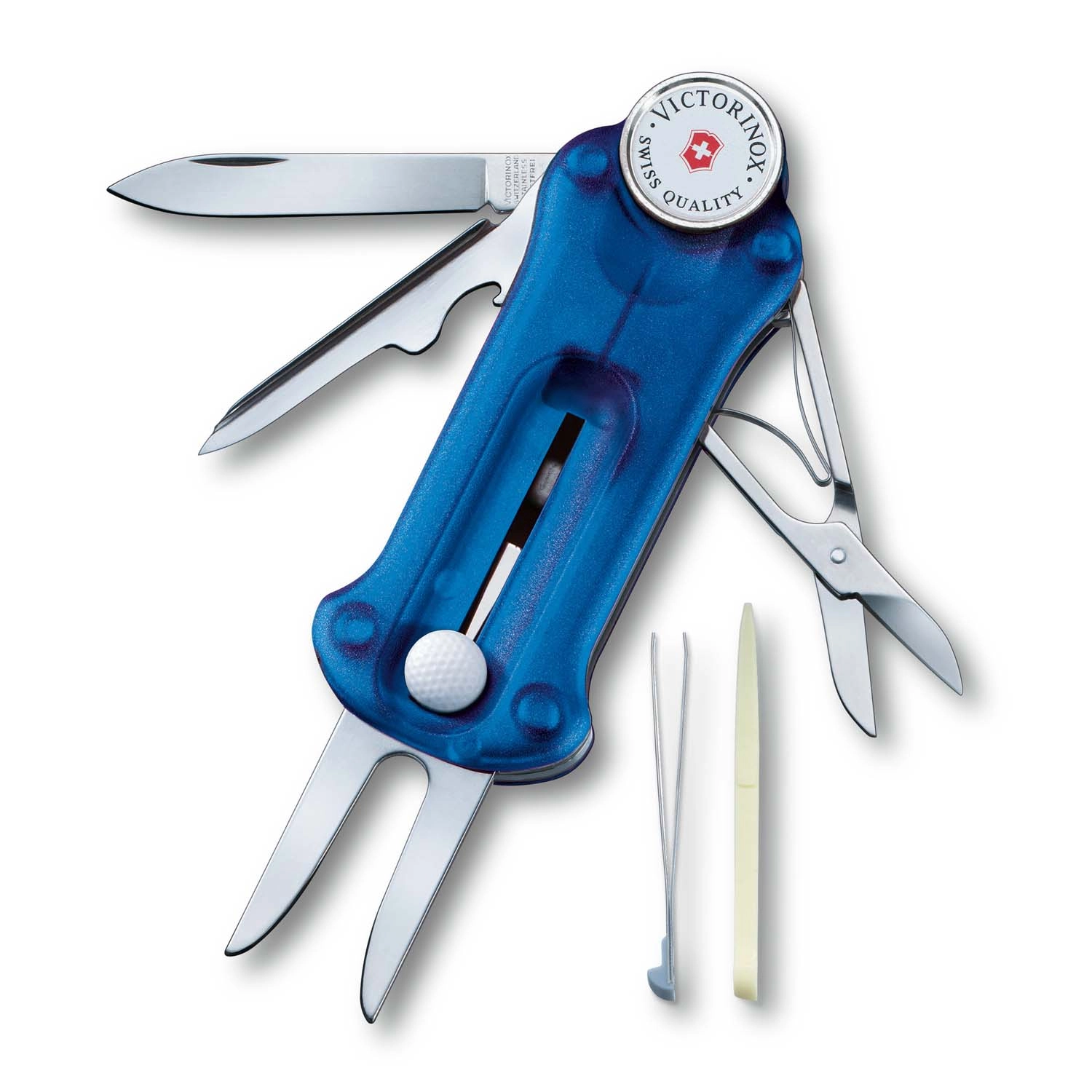 Victorinox GolfTool blau transparent