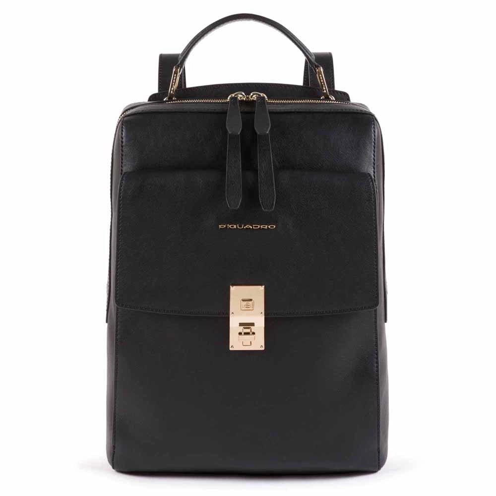 Piquadro DF Kleiner Laptoprucksack 13,3  schwarz