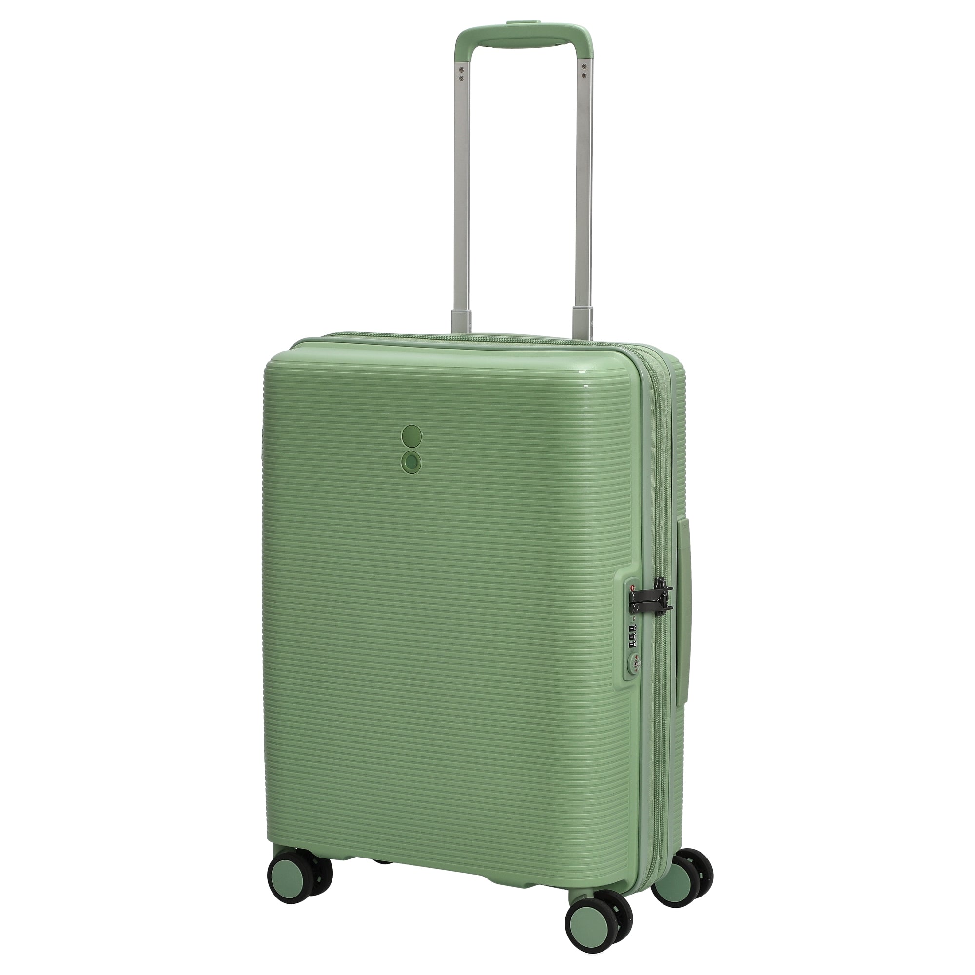 ECHOLAC Forza Koffer S 4-Rollen, erweiterbar Green