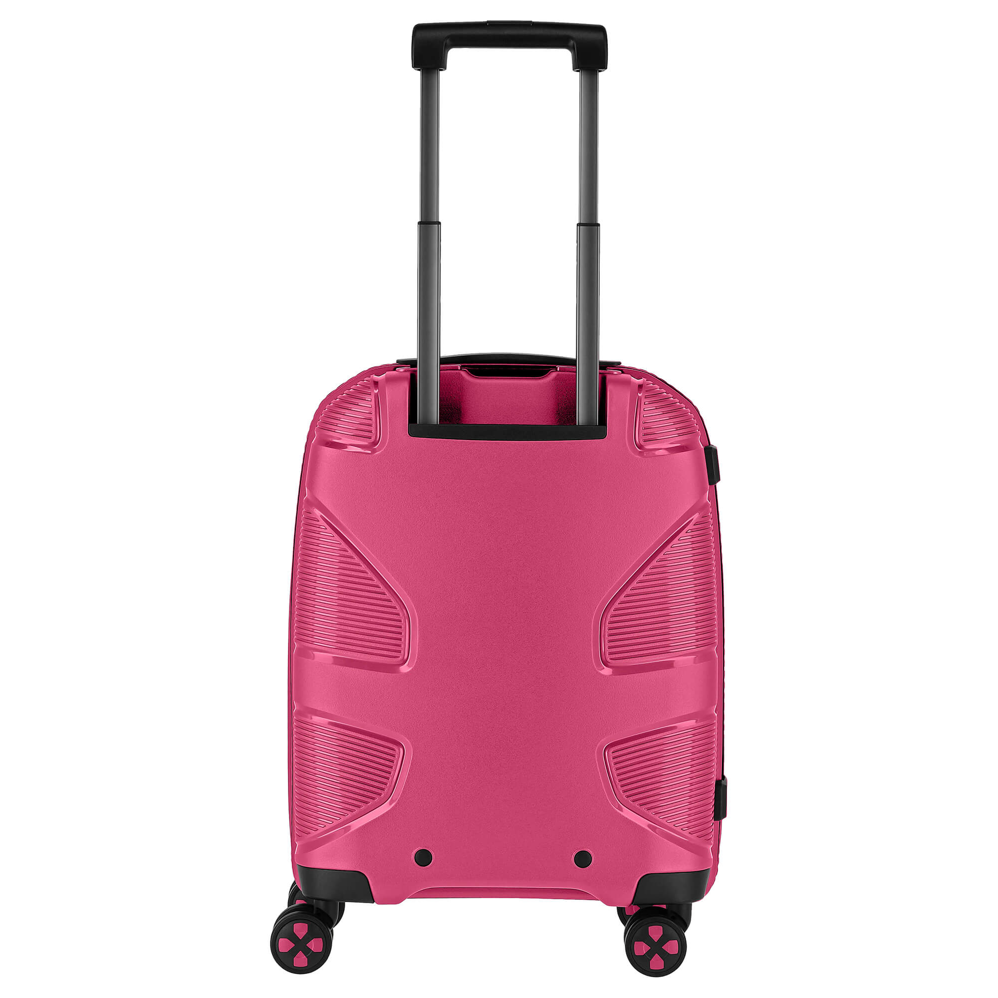 IMPACKT IP1 Koffer S, 4-Rollen mit USB-Port Flora pink