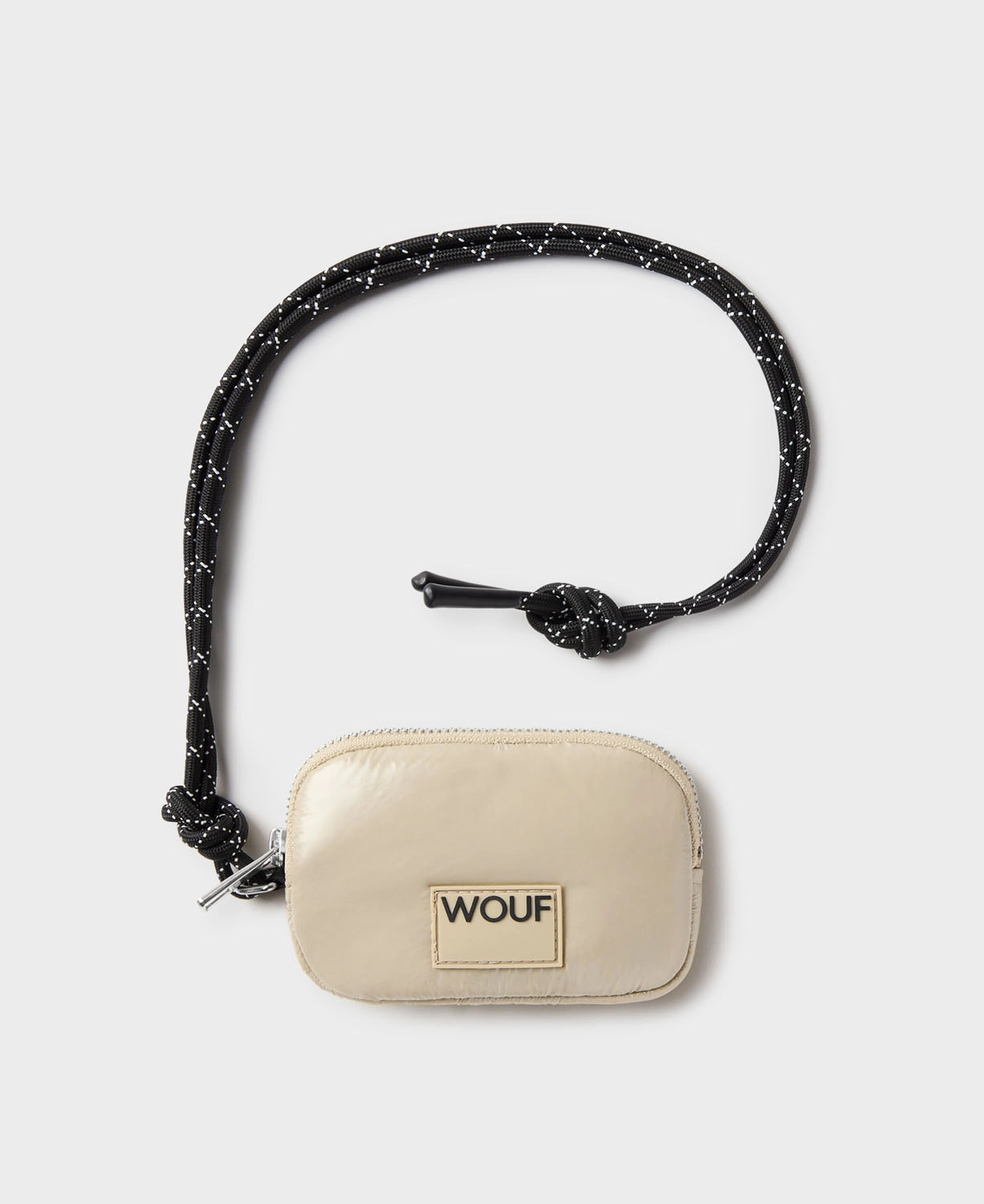 Wouf Quilted Collection Crossbody Coin Purse -Glossy Air