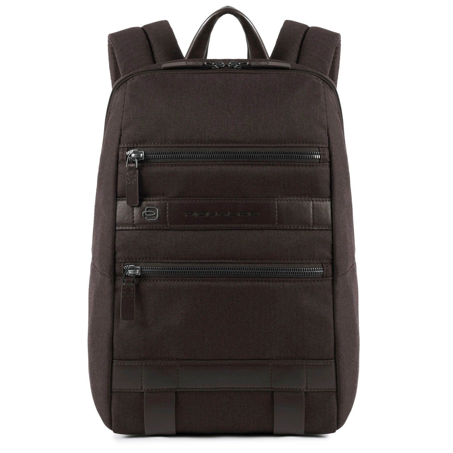 Piquadro Ross Laptop-Rucksack 11  mit Antistoß-Schutz marone