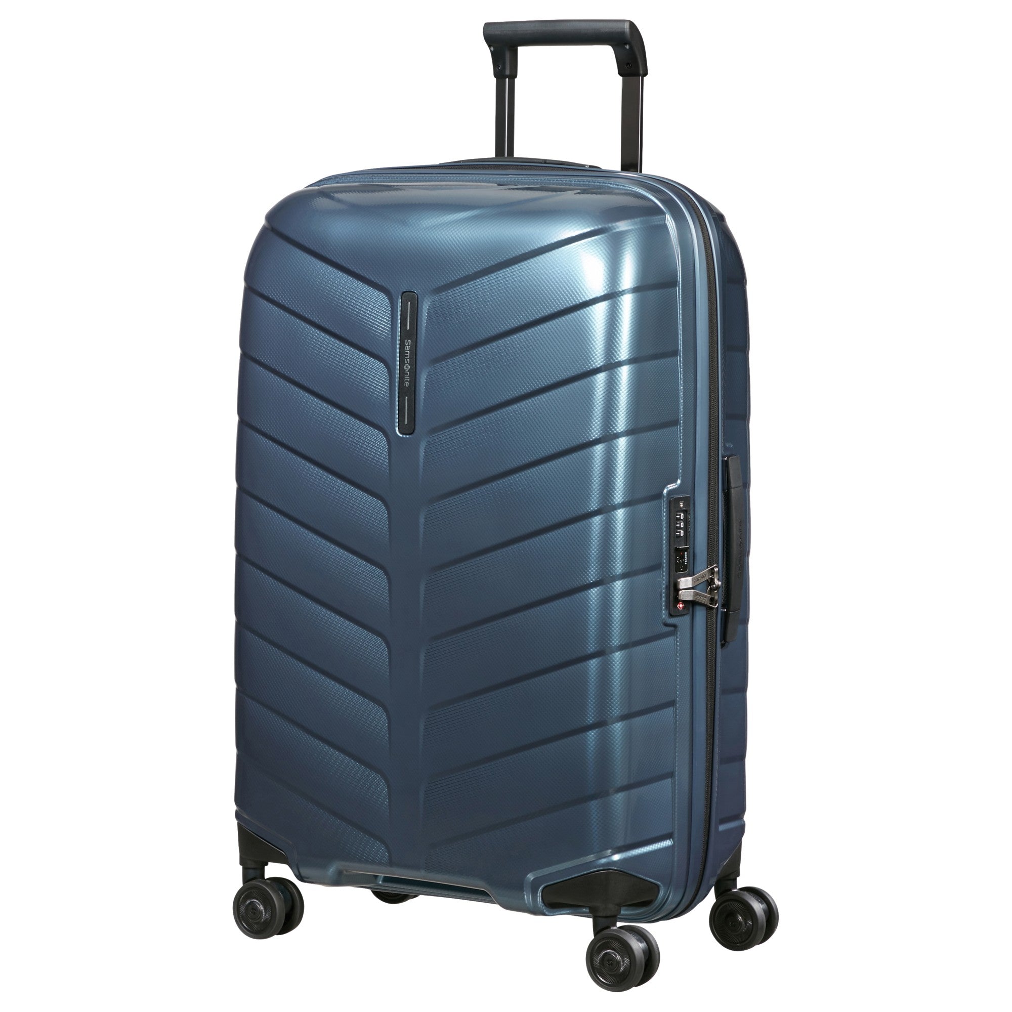 Samsonite Attrix Trolley mit 4 Rollen 69cm Steel Blue