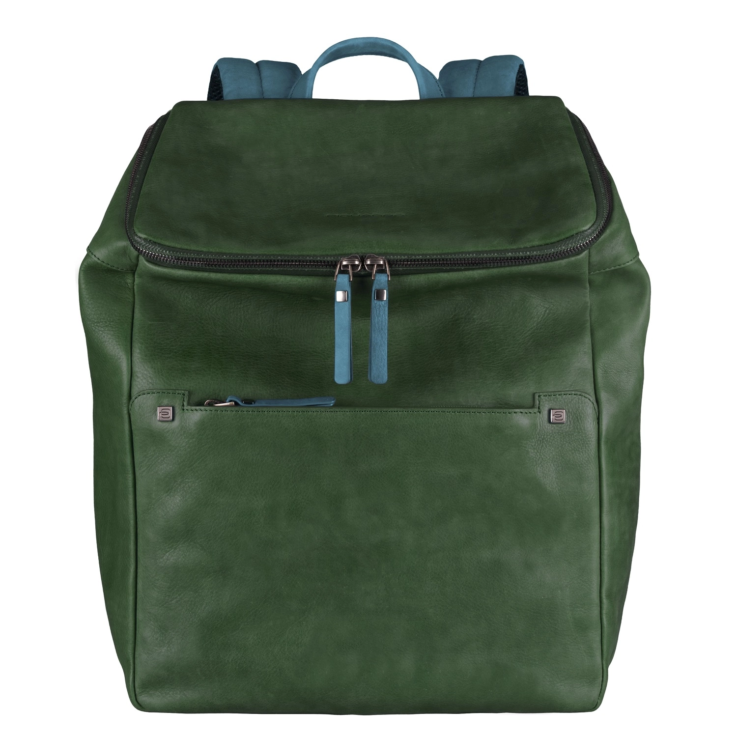 Piquadro TAU Erweiterbarer Laptoprucksack mit Fach für Tablet forest green