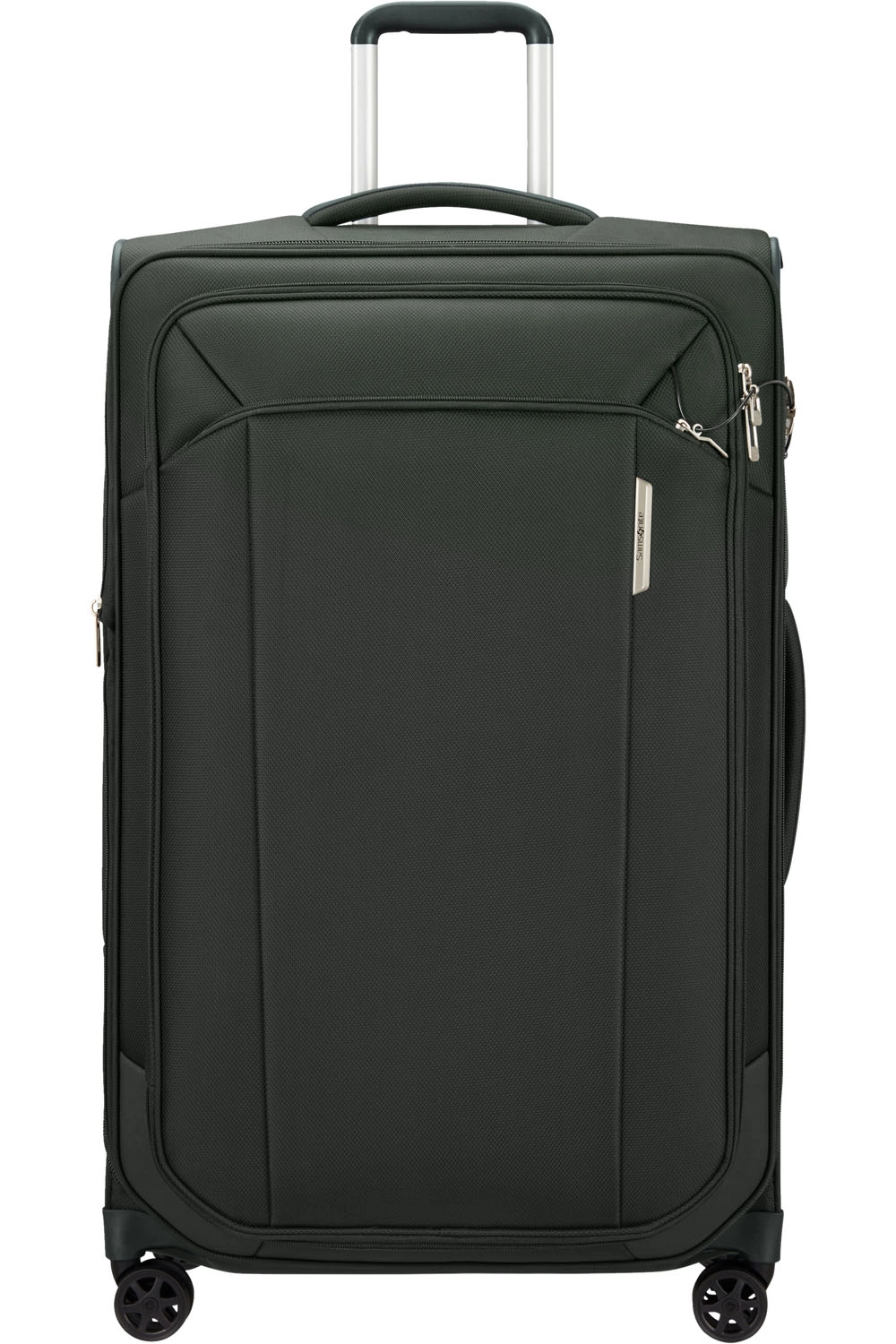 Samsonite Respark Trolley mit 4 Rollen erweiterbar 79cm + GRATIS HOTELGUTSCHEIN Forest Green