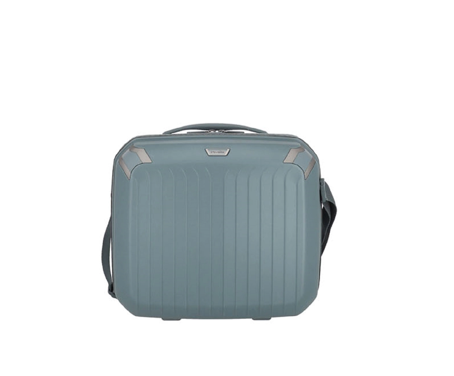 Travelite Elvaa Beautycase mit Tabletfach 10,5  Blaugrau