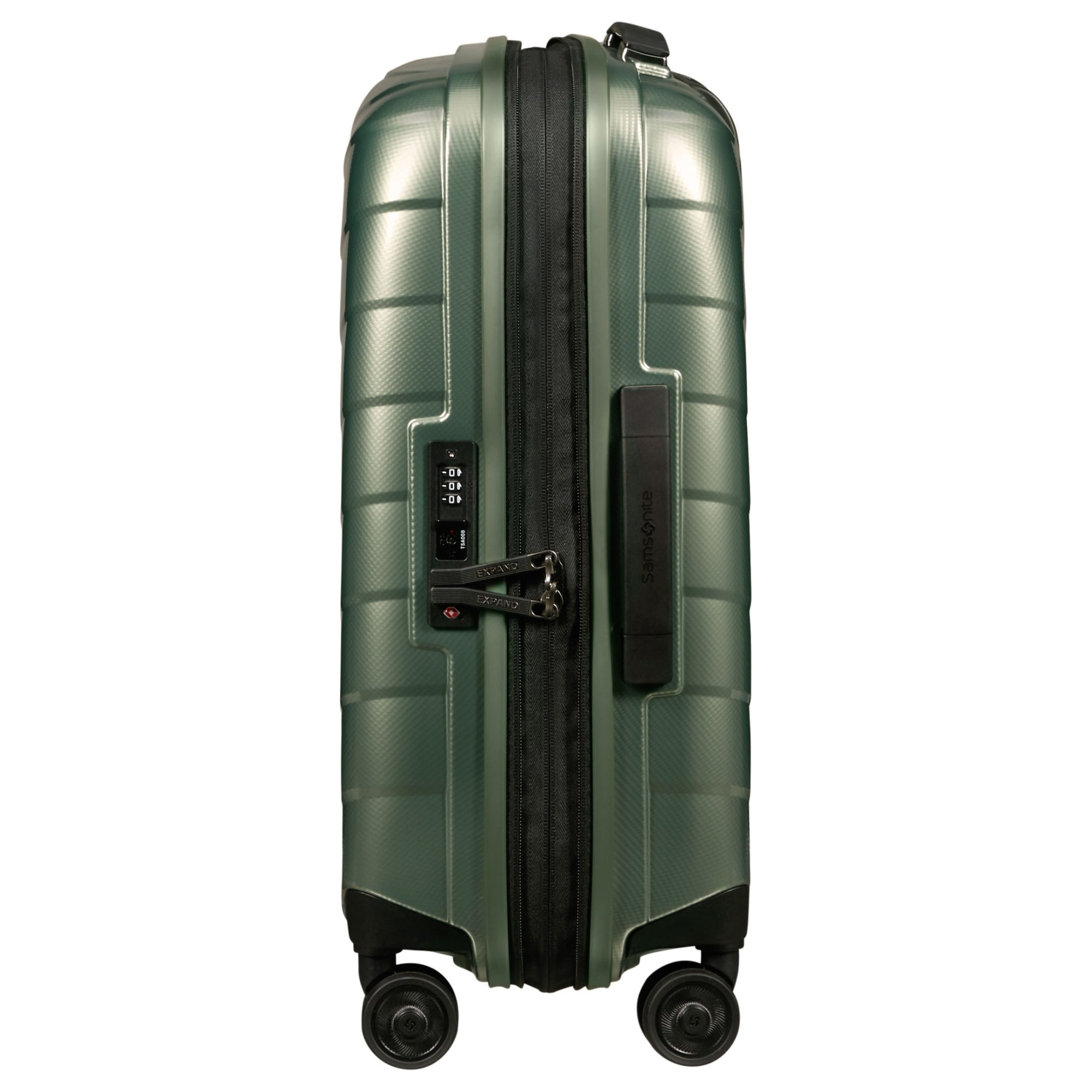 Samsonite Attrix Trolley mit 4 Rollen erweiterbar 55cm (20/23cm) Basil Green