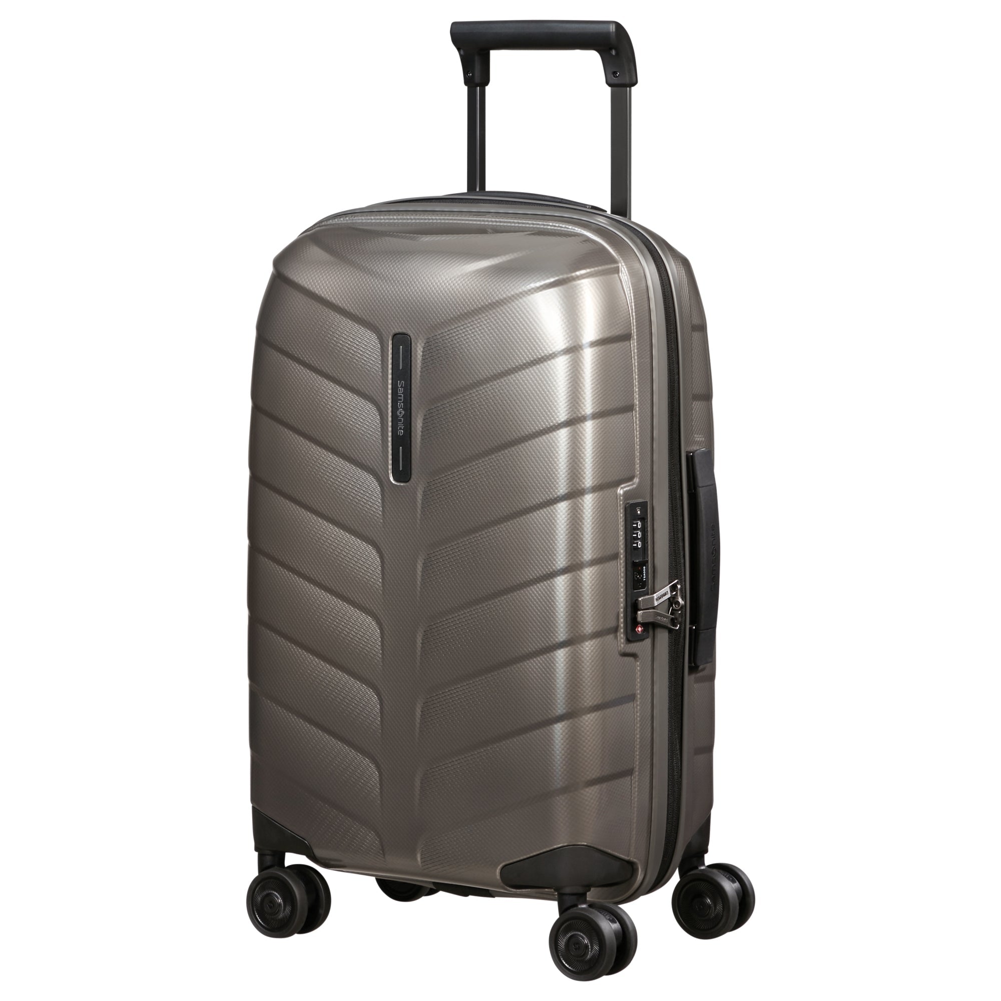 Samsonite Attrix Trolley mit 4 Rollen erweiterbar 55cm (23/26cm) Dune
