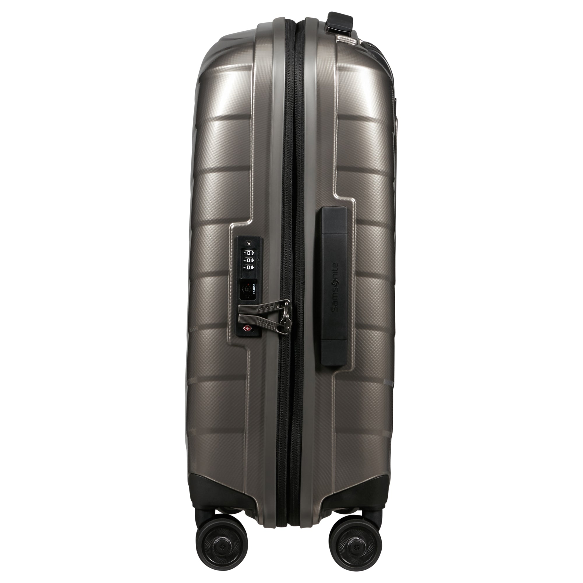 Samsonite Attrix Trolley mit 4 Rollen erweiterbar 55cm (23/26cm) Dune
