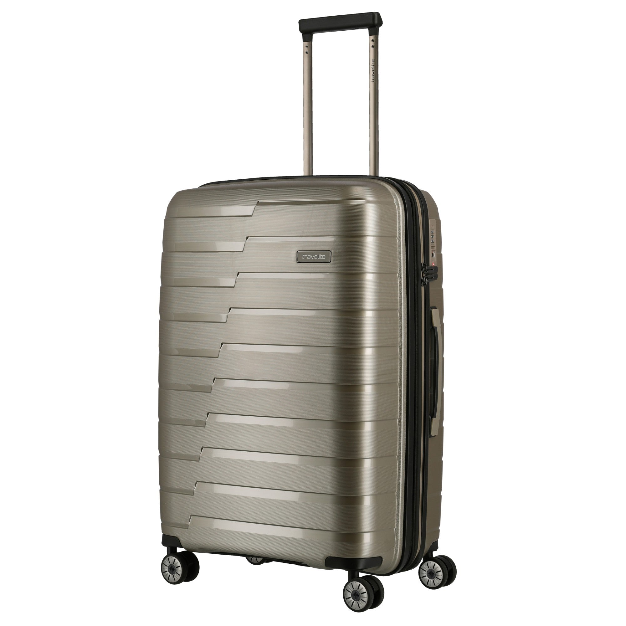 Travelite Air Base Trolley M 4-Rad erweiterbar Champagner